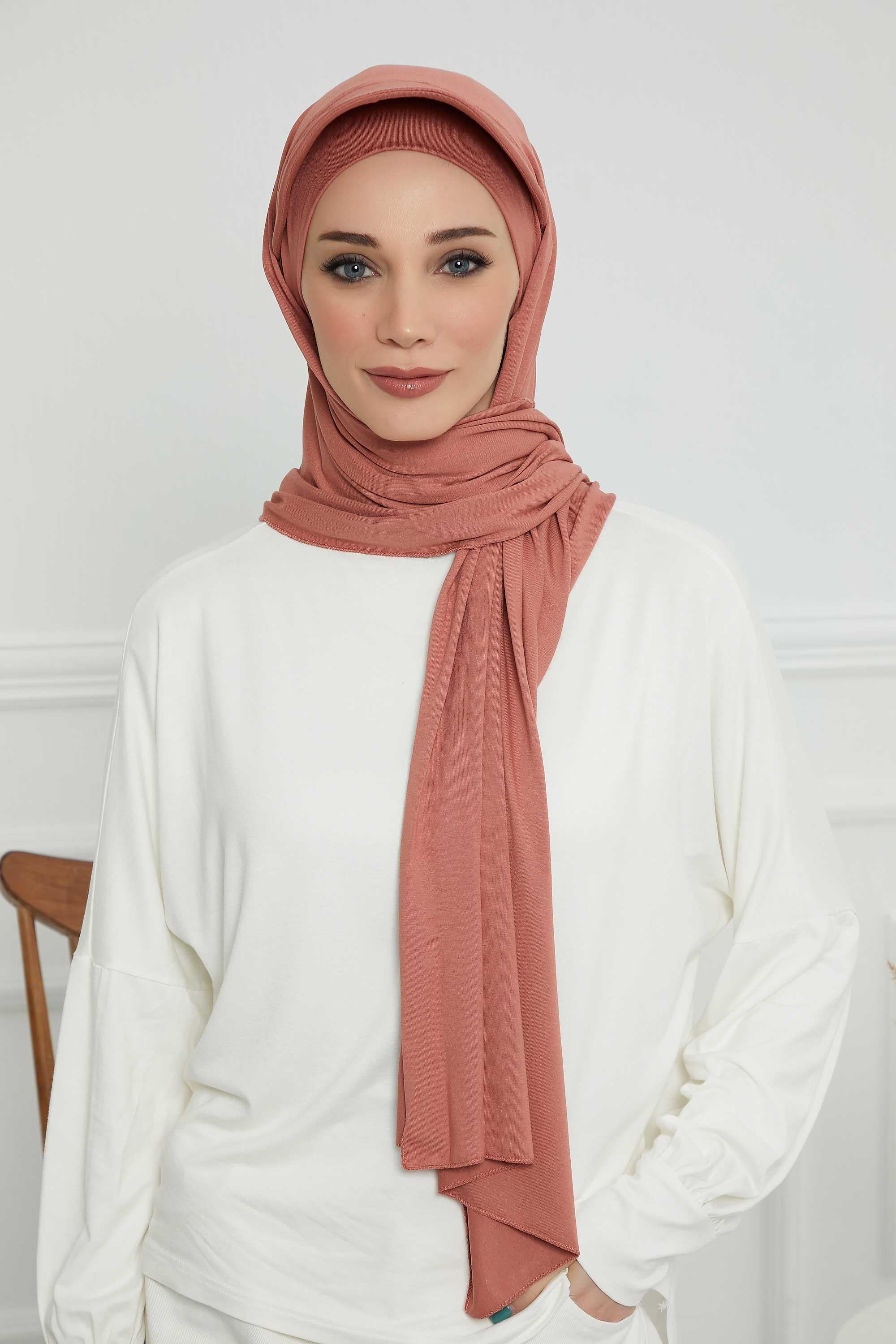 Jersey Visor Hooded Shawl