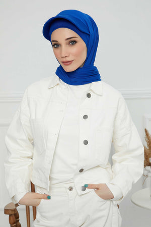 Jersey Visor Hooded Shawl