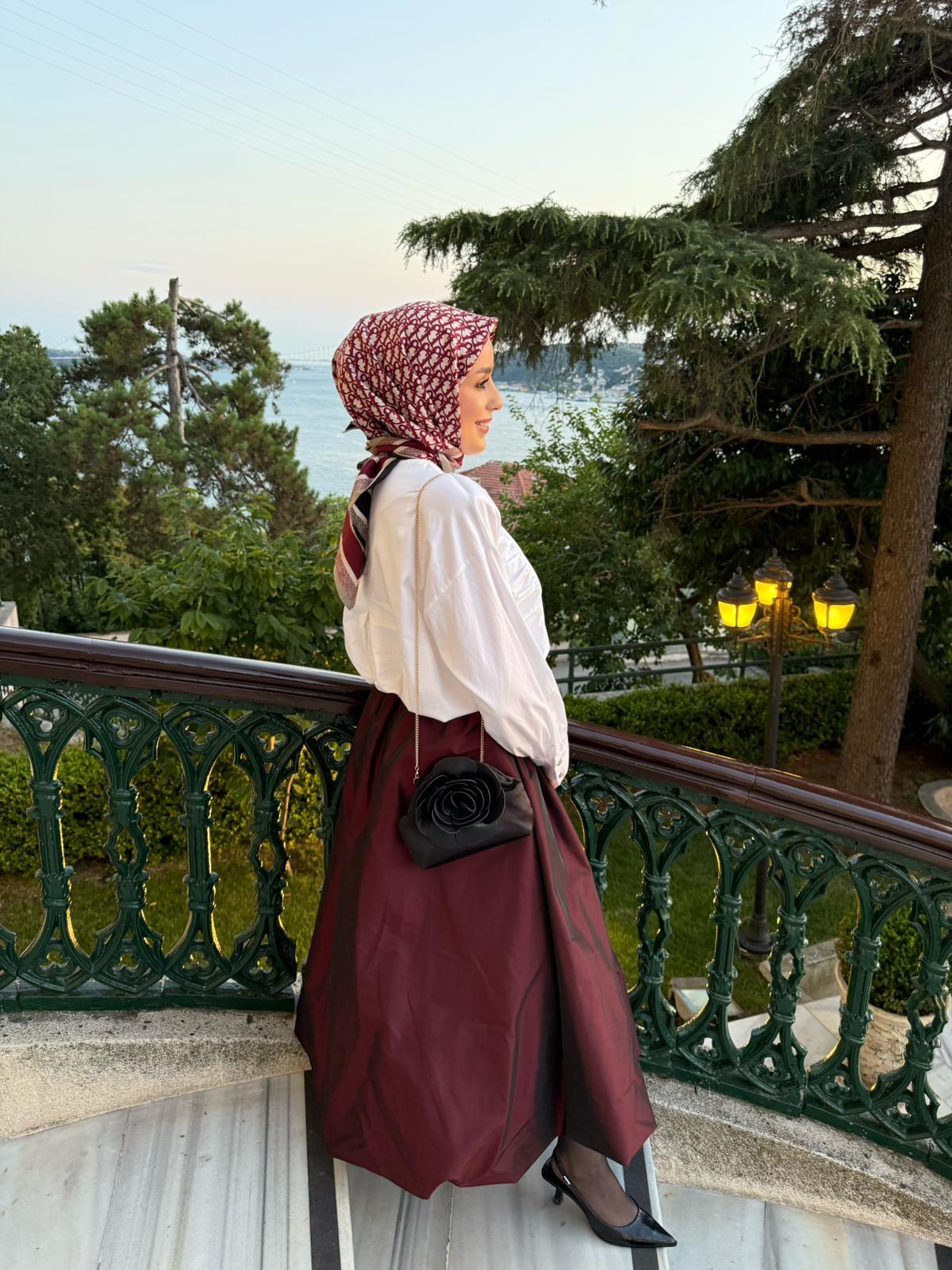 Luxury Taffeta Balloon Skirt