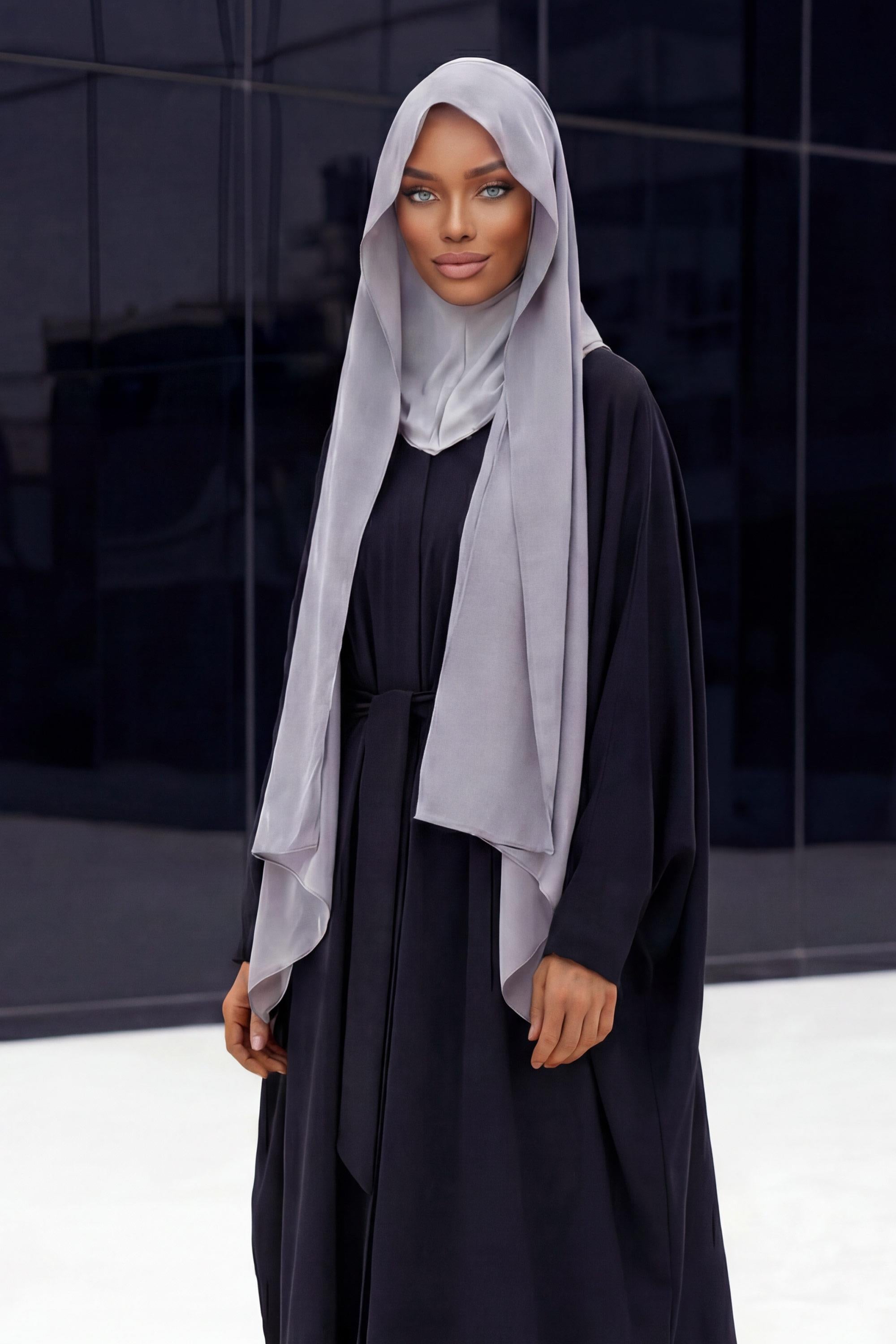 Practical Bonneted Chiffon Shawl