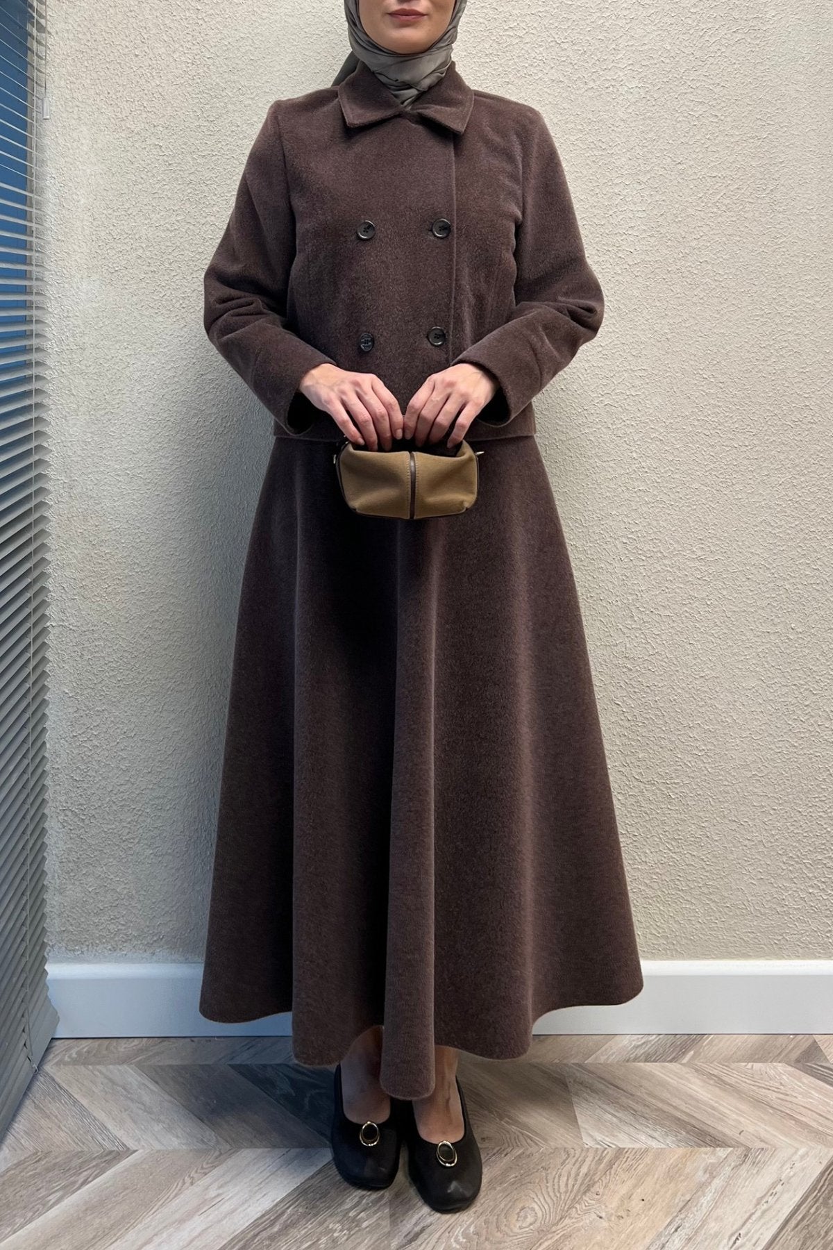 Luxury Winter Set in Lined Wool Fabric (SK018)