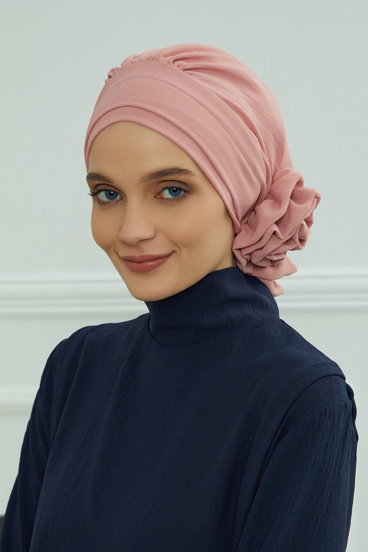 Ready-to-Wear Aerobin Turban with Rosette Detail