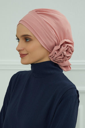Ready-to-Wear Aerobin Turban with Rosette Detail