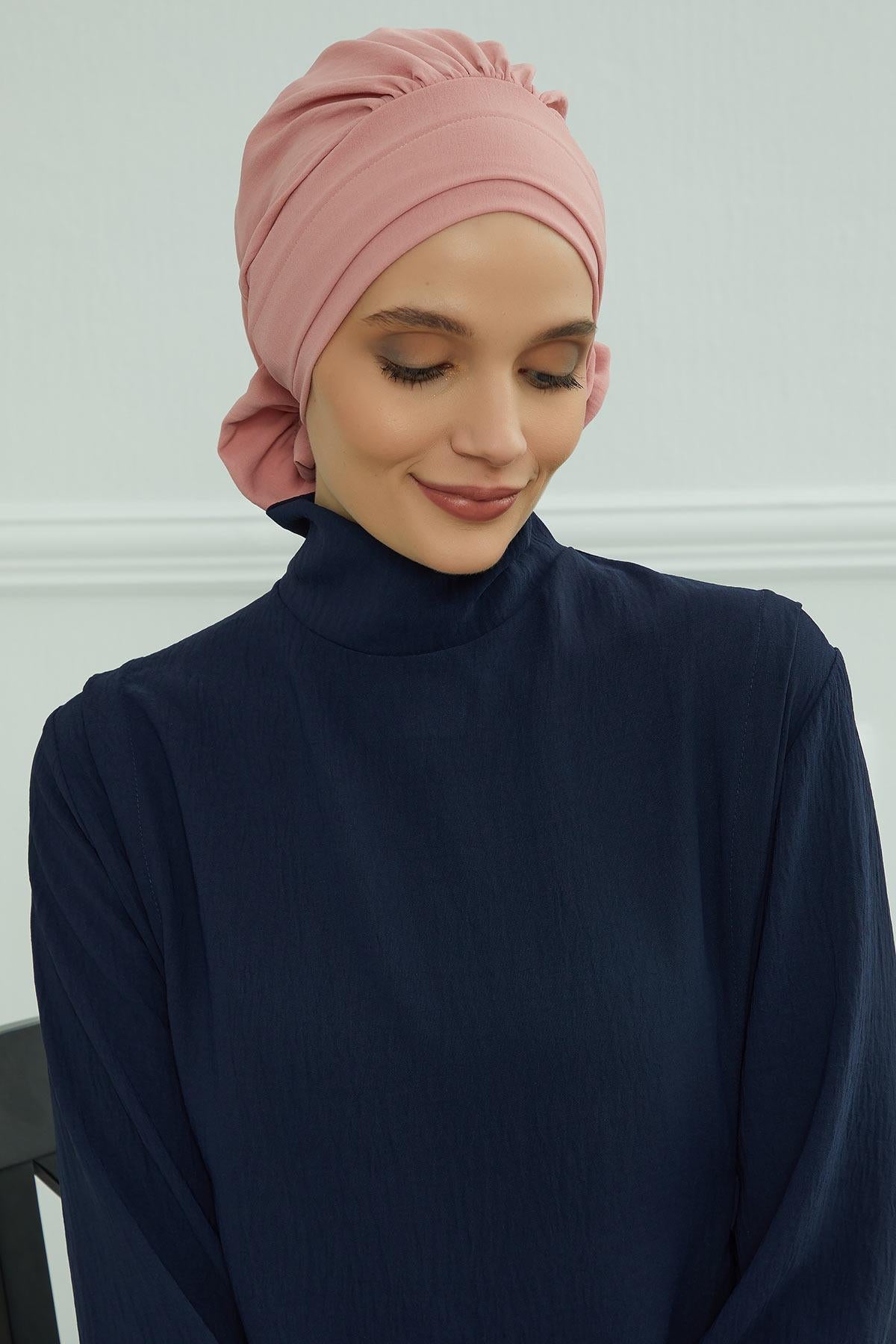 Ready-to-Wear Aerobin Turban with Rosette Detail