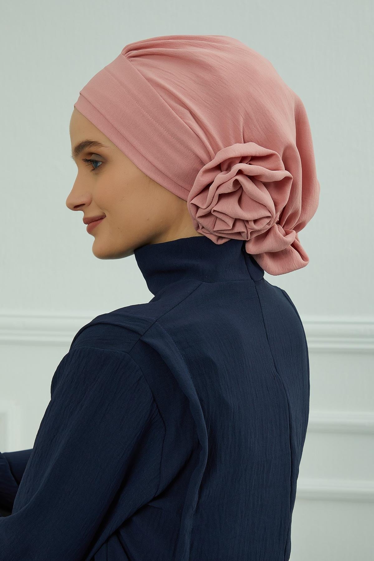 Ready-to-Wear Aerobin Turban with Rosette Detail