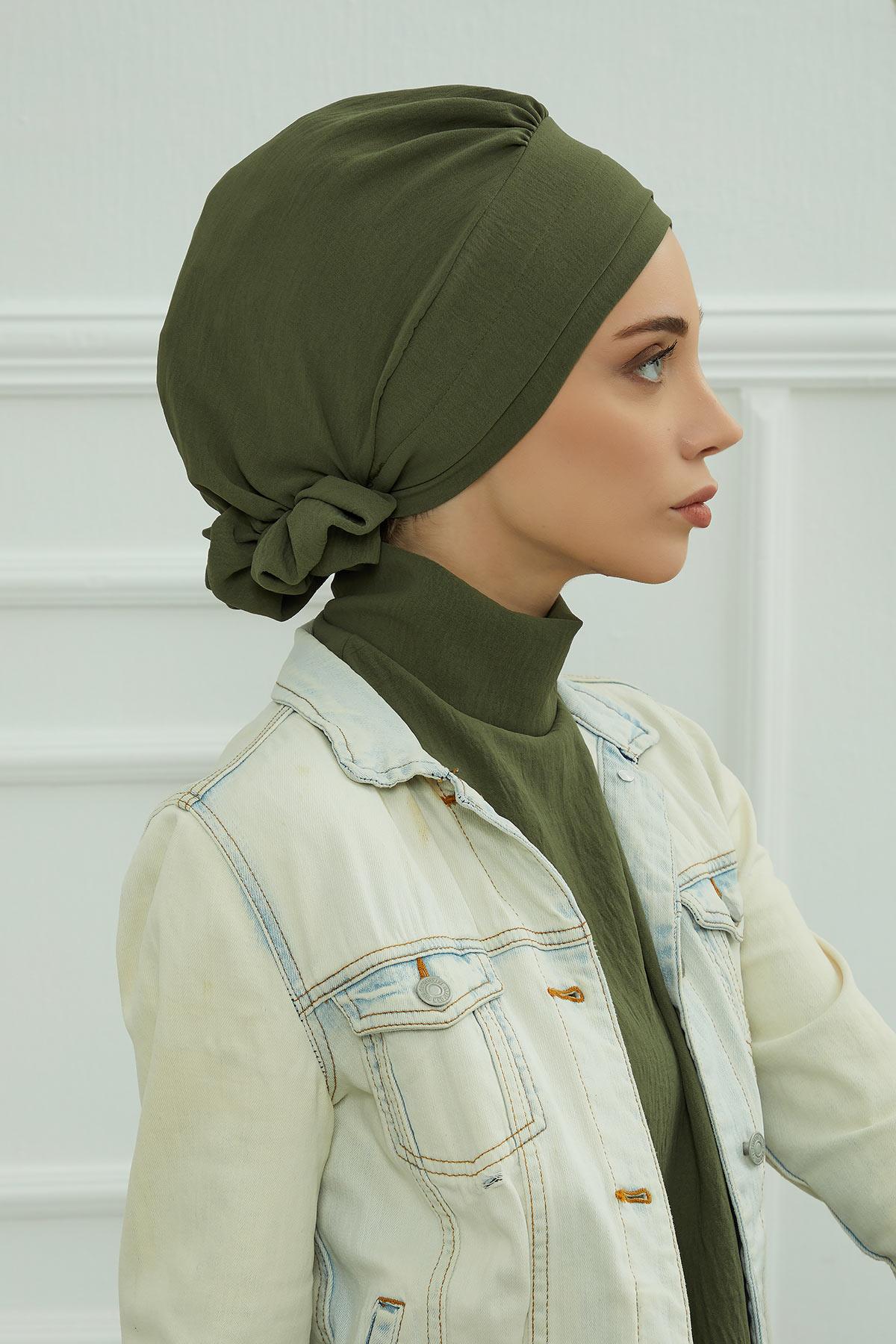 Ready-to-Wear Aerobin Turban with Rosette Detail