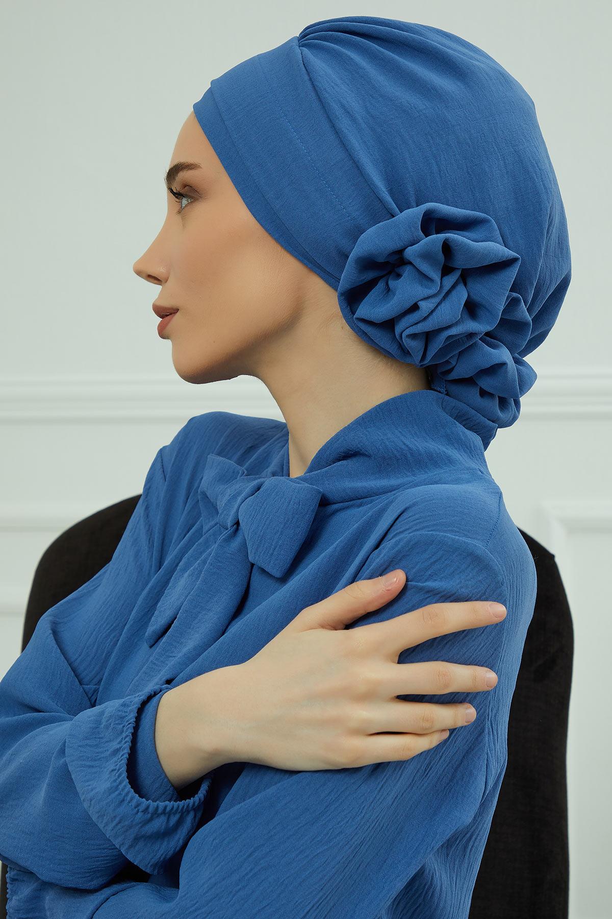 Ready-to-Wear Aerobin Turban with Rosette Detail