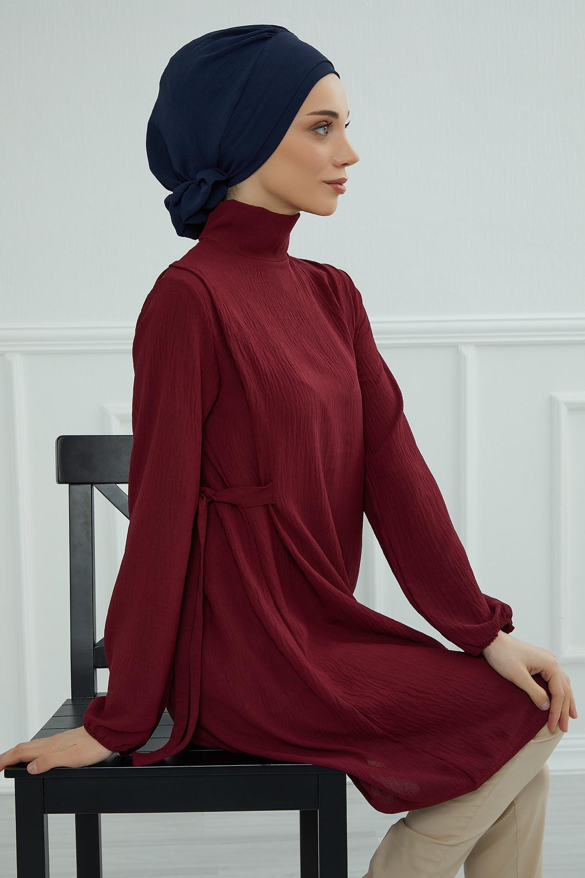 Ready-to-Wear Aerobin Turban with Rosette Detail