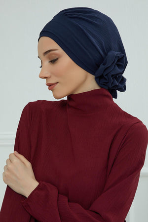 Ready-to-Wear Aerobin Turban with Rosette Detail