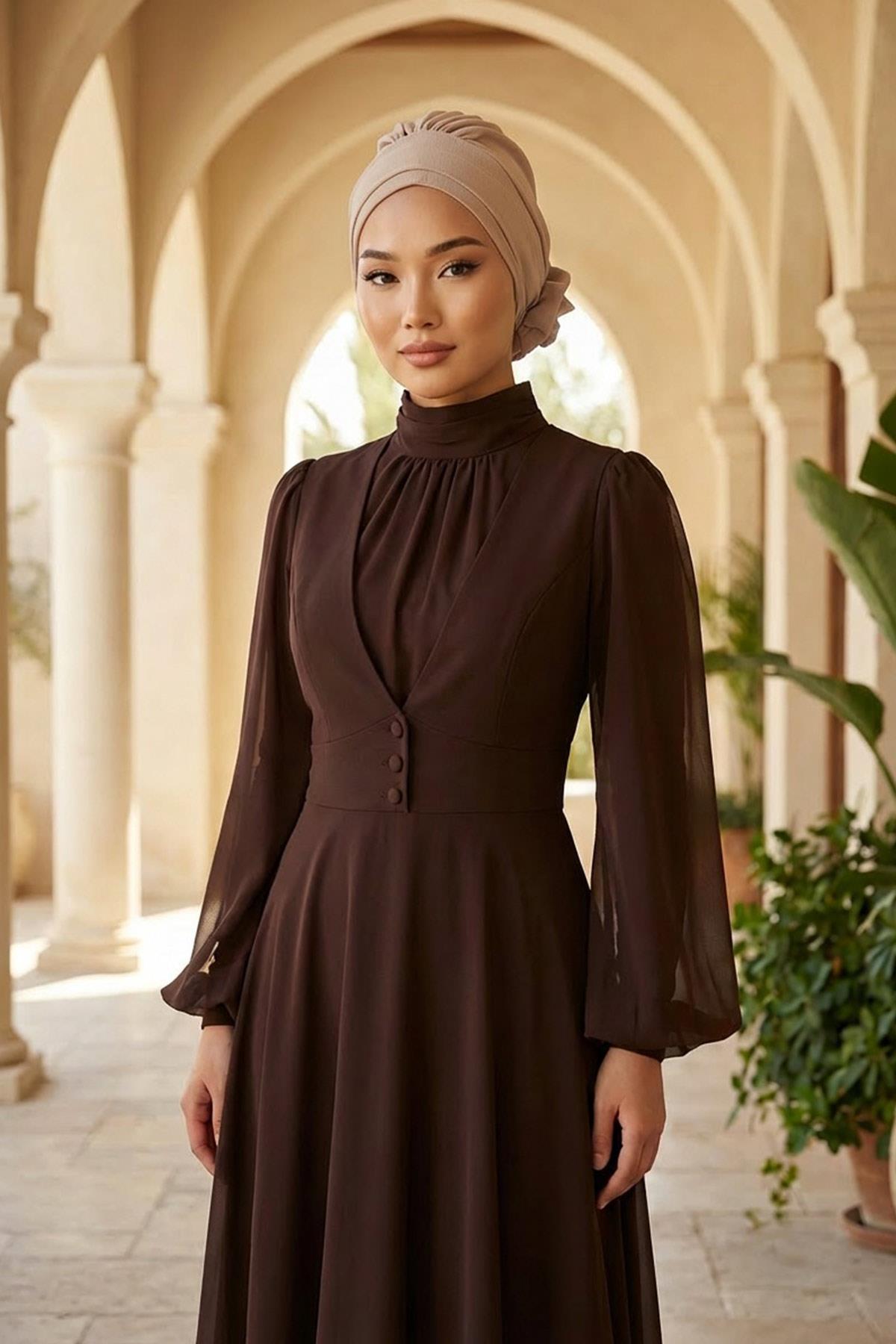 Ready-to-Wear Aerobin Turban with Rosette Detail