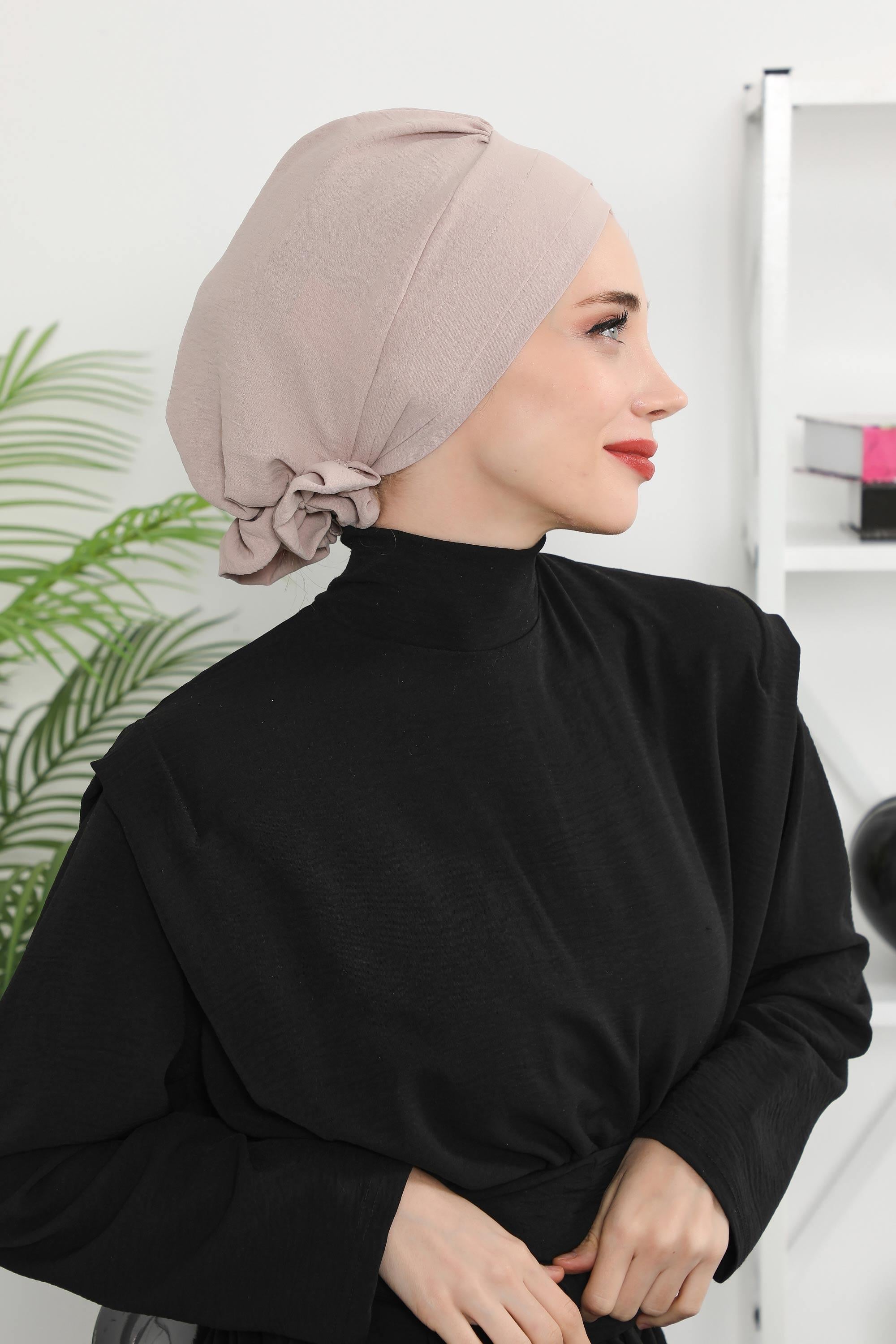 Ready-to-Wear Aerobin Turban with Rosette Detail