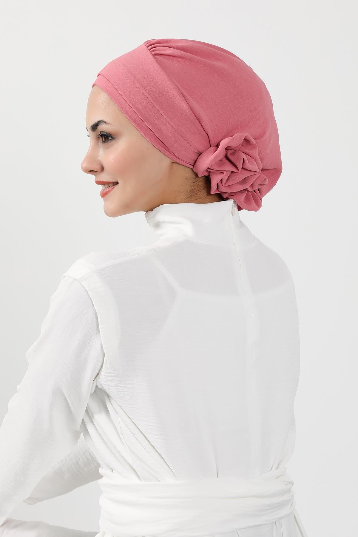 Ready-to-Wear Aerobin Turban with Rosette Detail