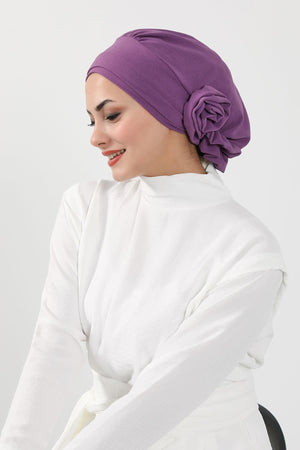 Ready-to-Wear Aerobin Turban with Rosette Detail