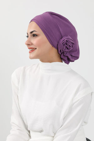 Ready-to-Wear Aerobin Turban with Rosette Detail