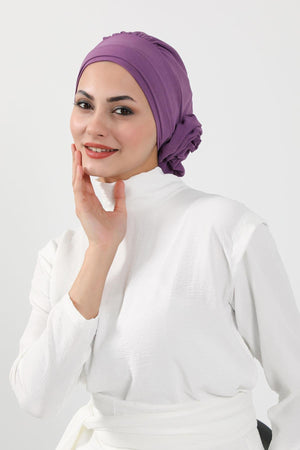 Ready-to-Wear Aerobin Turban with Rosette Detail