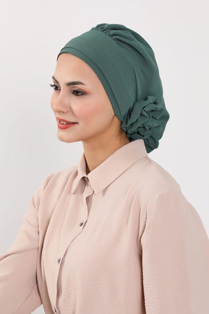 Ready-to-Wear Aerobin Turban with Rosette Detail