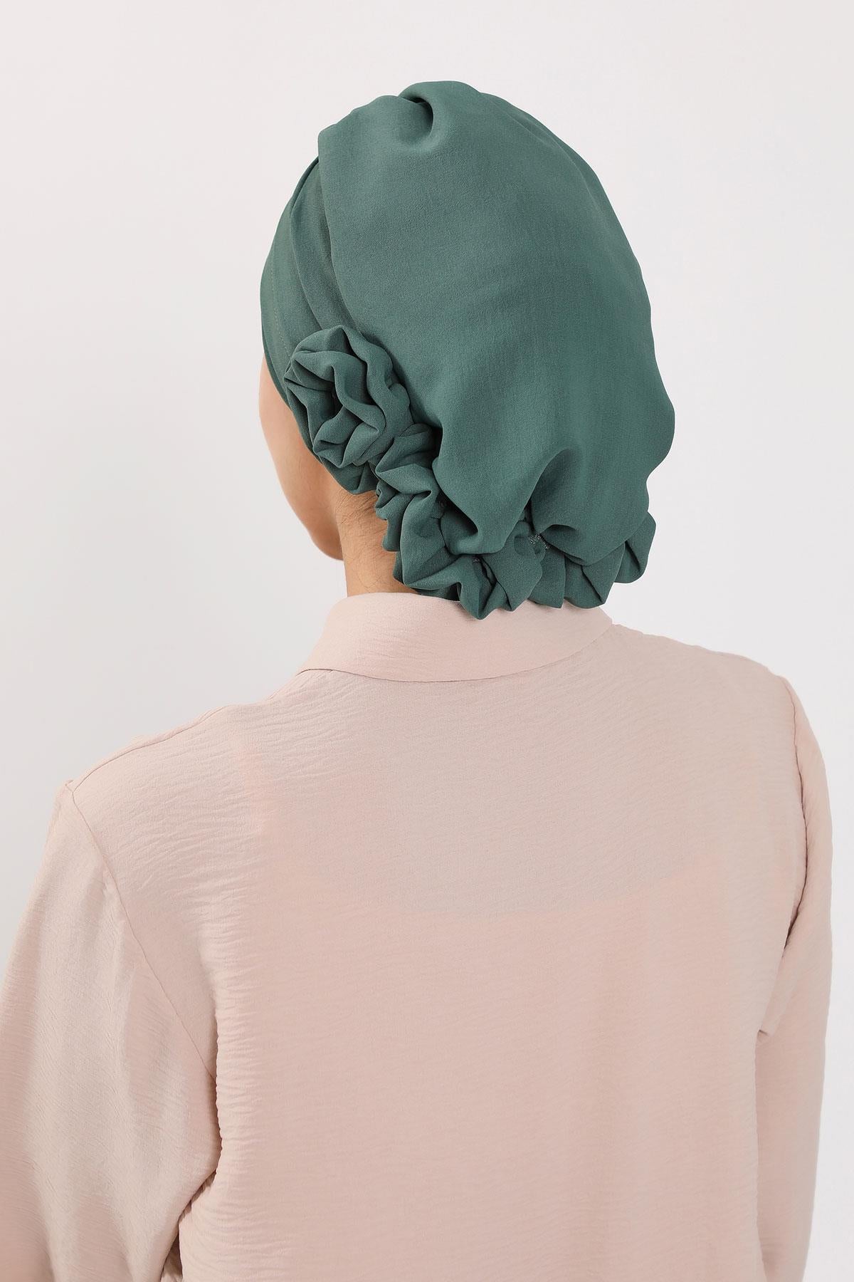 Ready-to-Wear Aerobin Turban with Rosette Detail