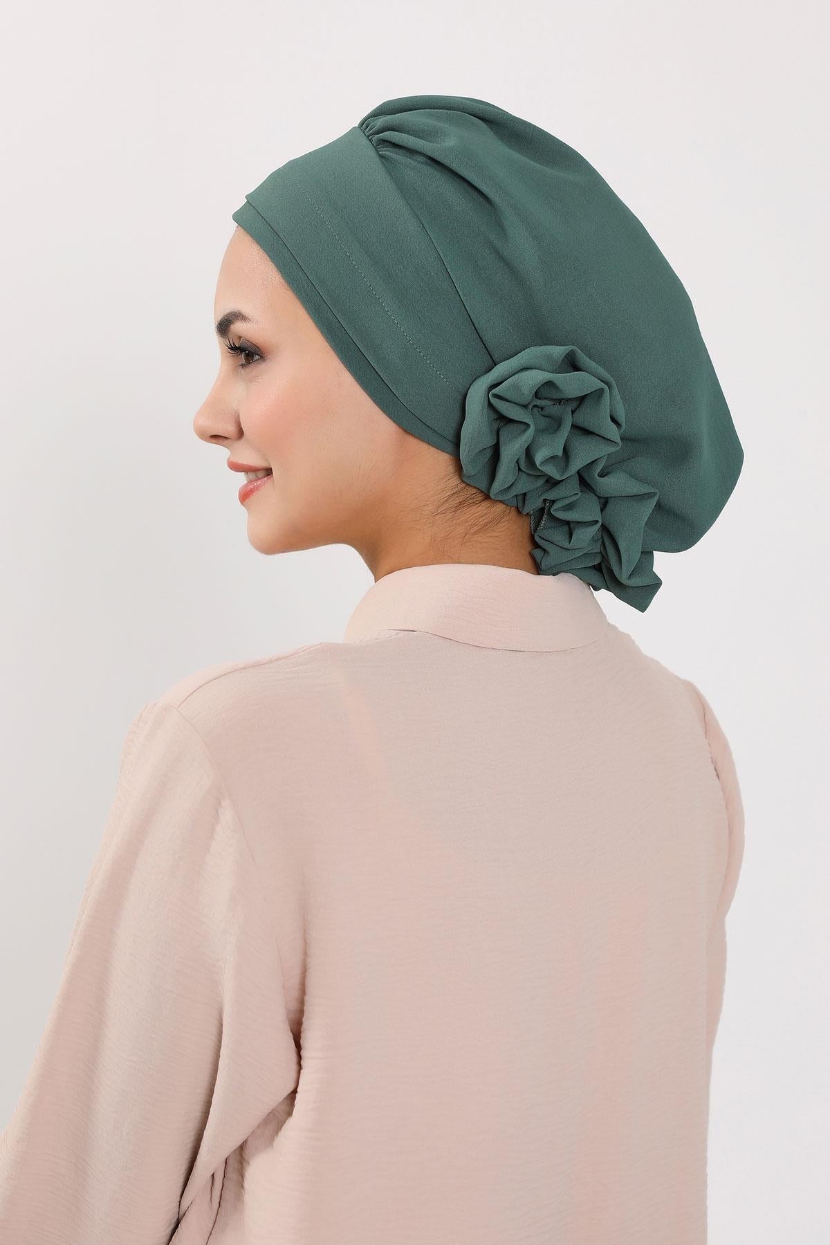 Ready-to-Wear Aerobin Turban with Rosette Detail