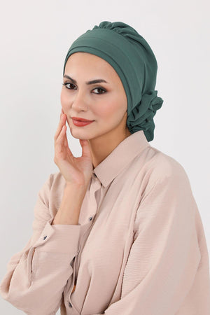 Ready-to-Wear Aerobin Turban with Rosette Detail