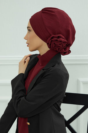 Ready-to-Wear Aerobin Turban with Rosette Detail