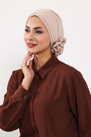 Ready-to-Wear Aerobin Turban with Rosette Detail