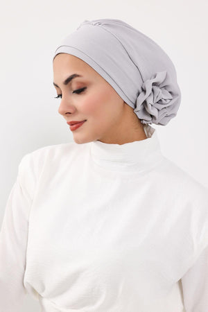 Ready-to-Wear Aerobin Turban with Rosette Detail