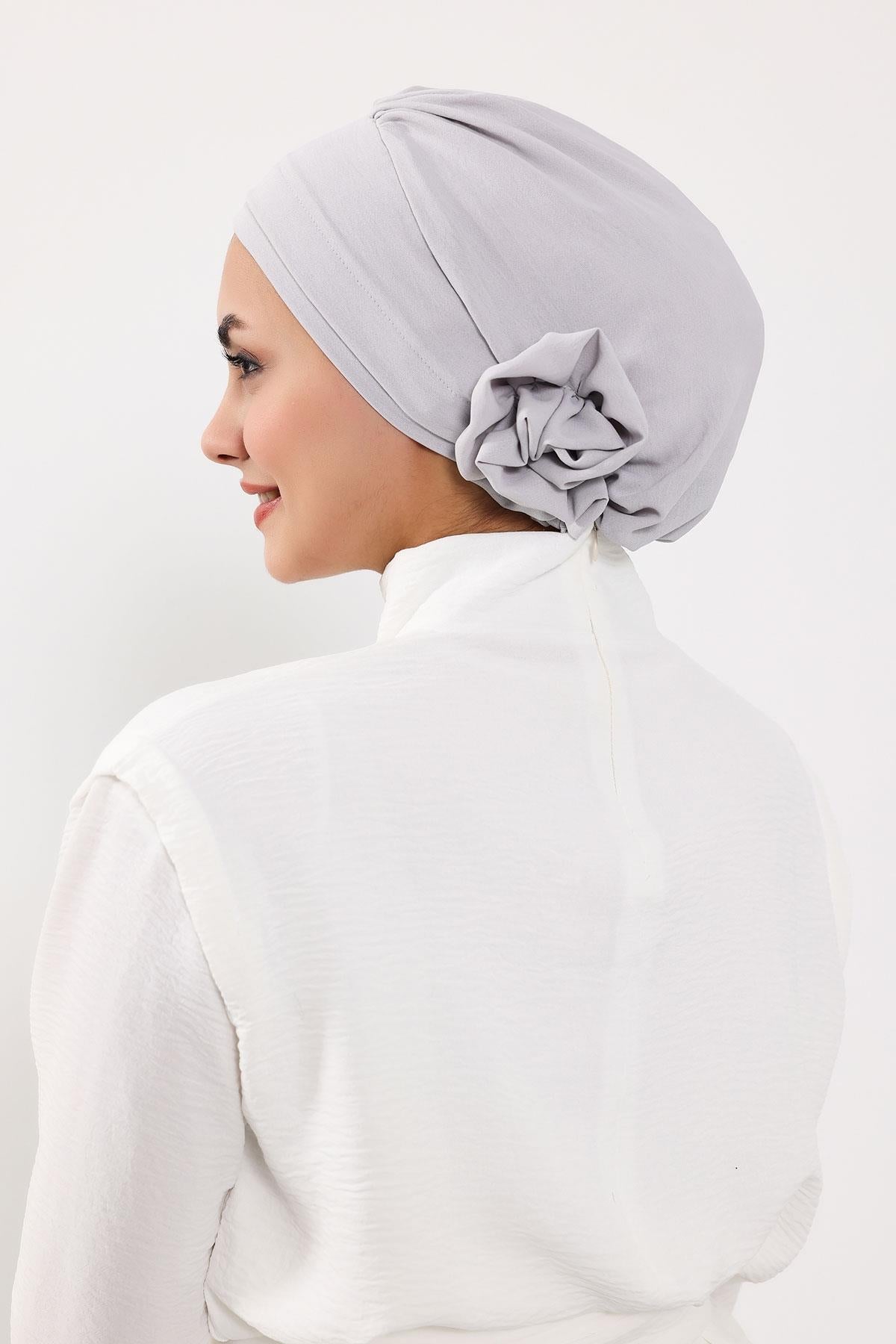 Ready-to-Wear Aerobin Turban with Rosette Detail