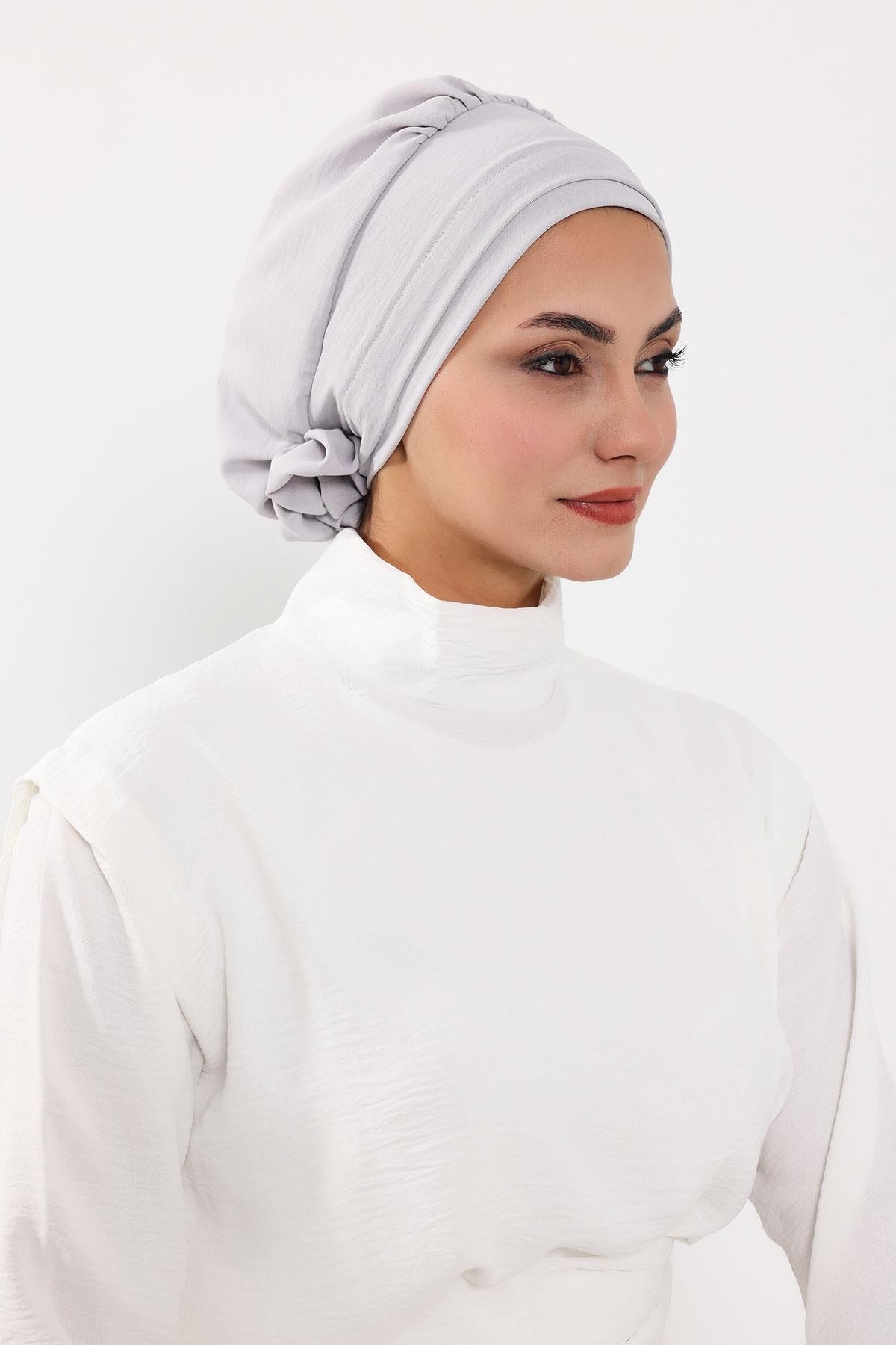 Ready-to-Wear Aerobin Turban with Rosette Detail