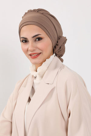 Ready-to-Wear Aerobin Turban with Rosette Detail