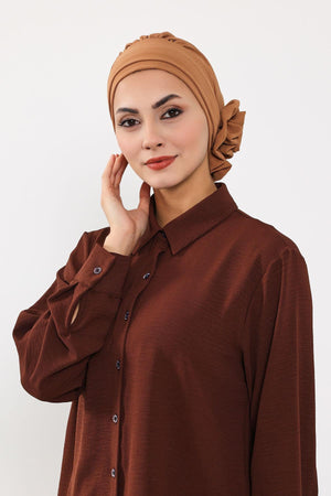 Ready-to-Wear Aerobin Turban with Rosette Detail